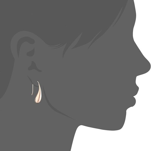 Timeless Teardrop Earrings | Sterling Silver & Gold Plated - Picture 1 of 5